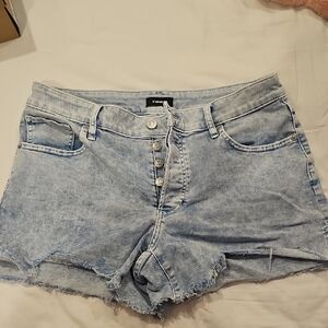 Size 10 Express Light Blue Denim Women's Shorts